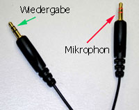 Headset stecker